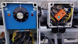 Trace heating controller installation
