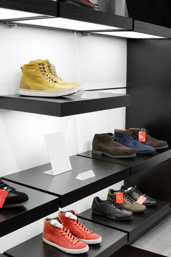 Image of Electrical installation of shop lighting